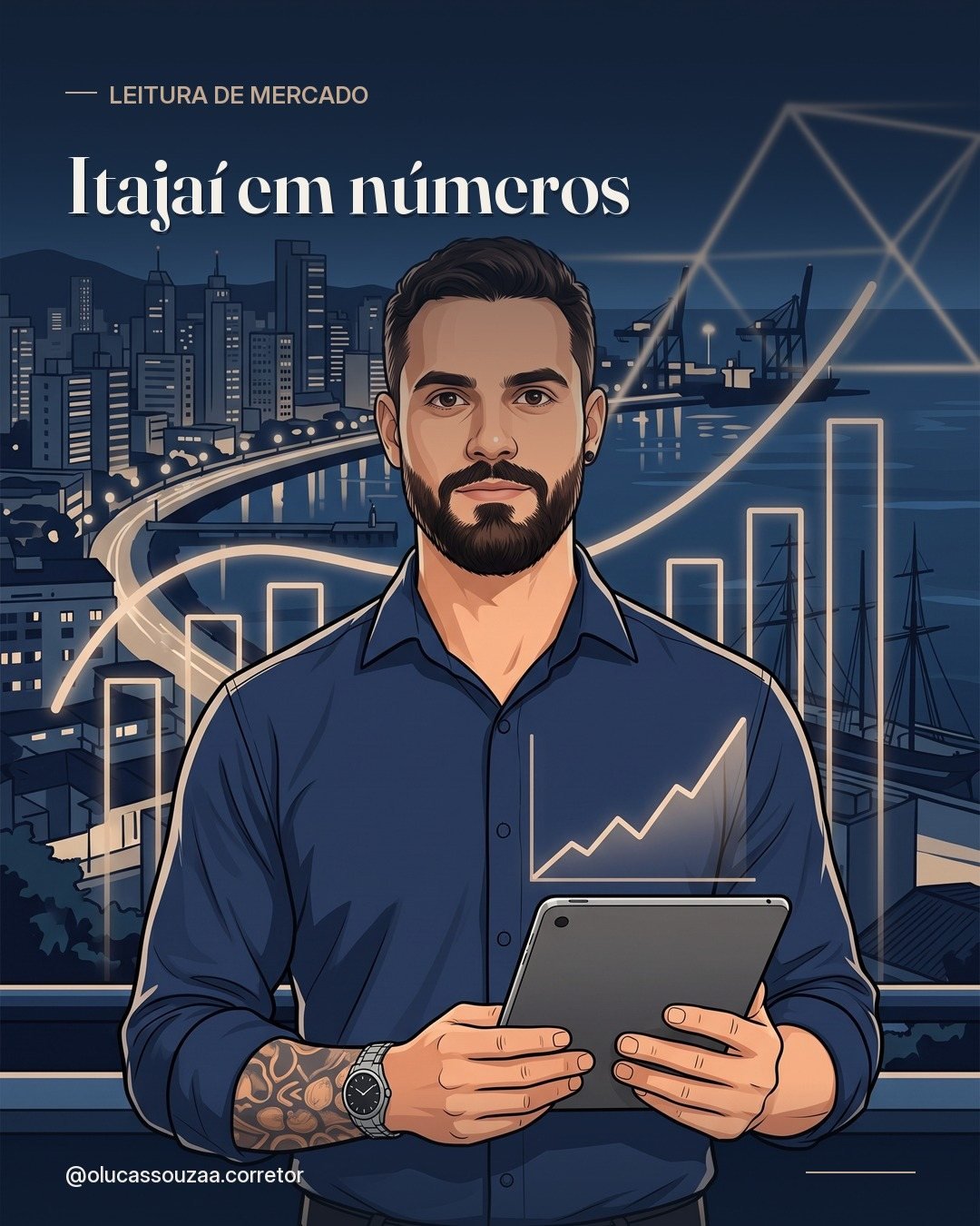 Capa: Por que tanta gente investe em Itajaí: a cidade em números